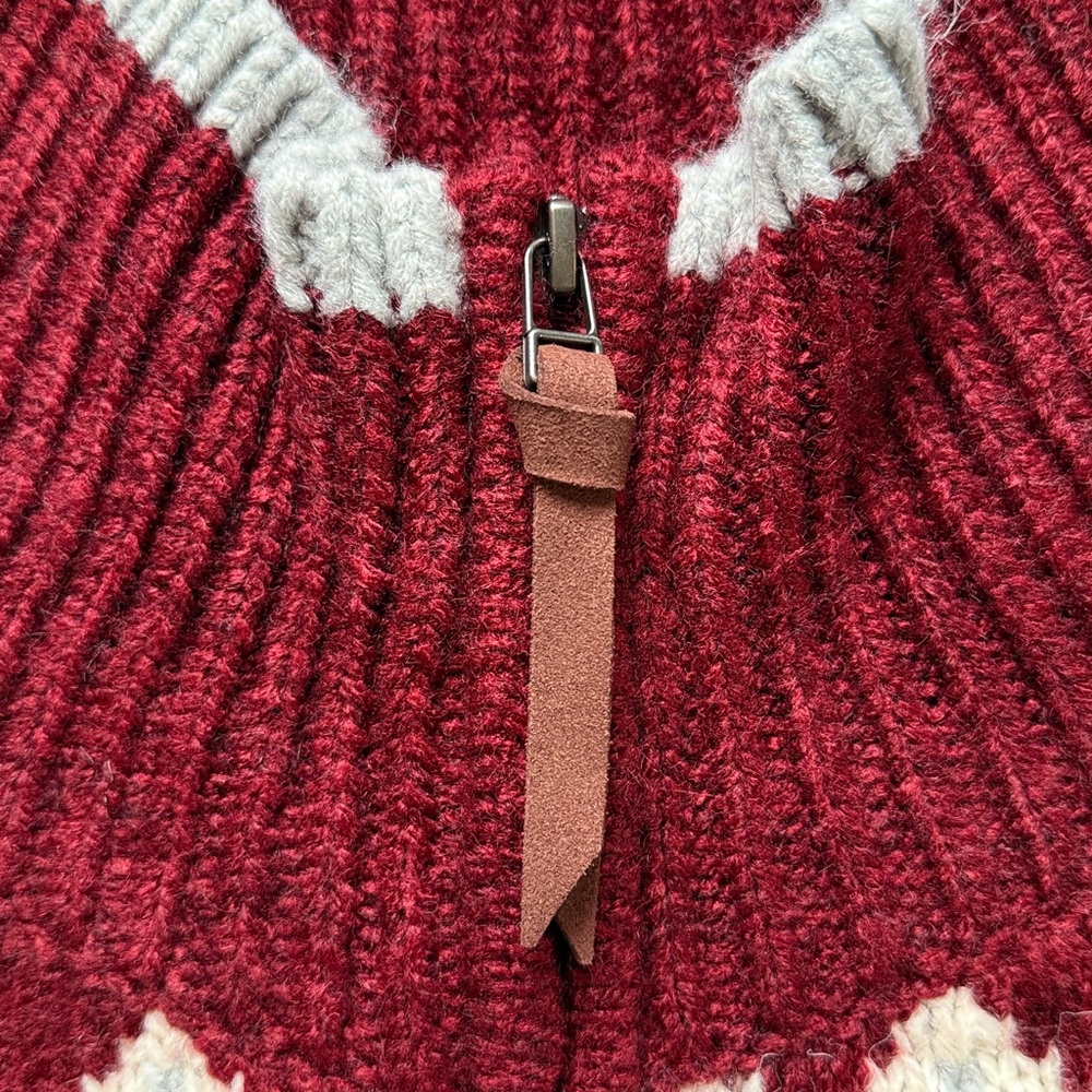 SUNDANCE Starlit Slopes Knit Cardigan Size SP - Picture 6 of 12
